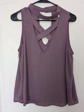 Live 4 Truth Purple Strappy Dress Tank Top Size XL